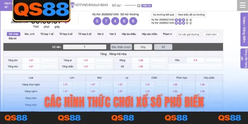 Các hình thức chơi xổ số phổ biến