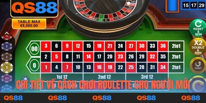 Chi tiết về cách chơi Roulette online cho người mới