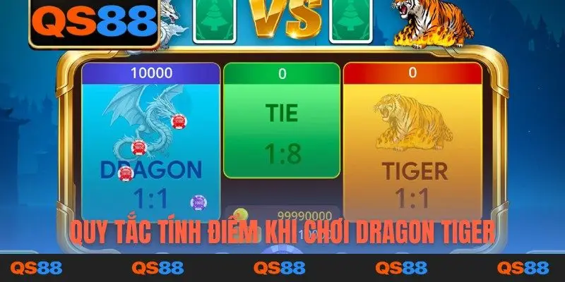 Quy tắc tính điểm khi chơi Dragon Tiger